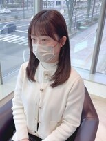 ファースト 仙台店(first)&nbsp;ミディアムローレイヤー×シルバーグレー