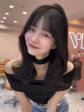 ボタン コロン 表参道 原宿(VOTAN COLON) くびれミディアム/ミディアムレイヤー/顔まわりカット