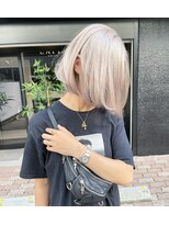 Anela大宮 ブリーチ/エクステ/髪質改善【アネラ】【4月上旬NEW OPEN(予定)】 ホワイトベージュ