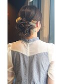 デザインシニヨンアレンジ