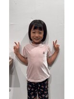 サラ(sara)&nbsp;キッズカット/ぱつっとボブ