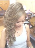 派手派手すじ盛りサイドアップ(*^^*)
