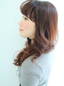 ヘアメイク フレンシア(hair make flencia) 強めカールのセミロング