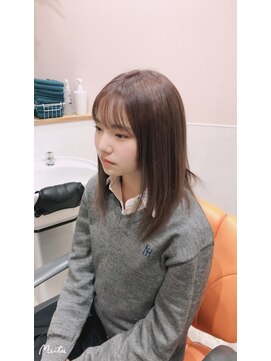 ヘアーアンドビューティー ギブリ(Ghibli) ラベンダーブラウン