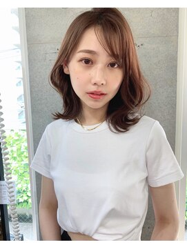 リコバイアフロート(riko by afloat) こなれヘアシースルーバングくびれミディ