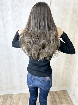 ラッズプラスエイチ(Lads+h) バレイヤージュ　エアータッチ　ハイライト