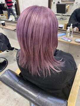 ヘアサロン ドットプラス 町田店(dot. plus) ダブルカラー ×ラベンダー