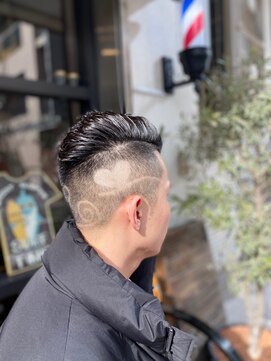 バーバー ヤマミチ(BARBER YAMAMICHI) ＜理容室＞バリカンアート ハードパーマ