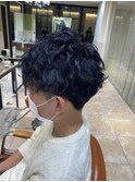 メンズ無造作パーマ