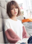 【current】蕨 とろみスイート×ナチュふわ空気感フェミボブ♪ 