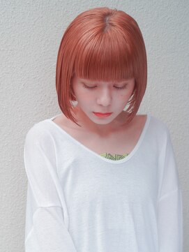 レジュアル(RESSUAL) 斜めバンググレージュカラーデザインカラーシルキーベージュ