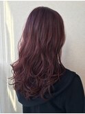 レイヤースタイル×カシスレッド　30代40代50代