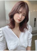モテ愛され女子になれる◎韓国ヘア×透明感シェリーピンク☆