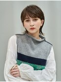 大人可愛いウルフショート/前髪ありショート/20代30代40代ヘア