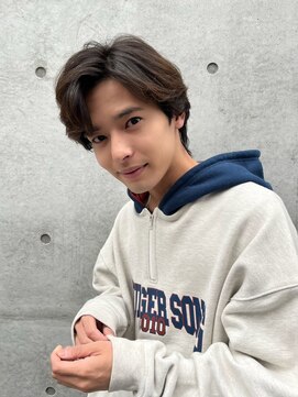 フュー 新小岩(few.) ハイライト/マッシュパーマ/ウルフ/アッシュブラック[新小岩駅]