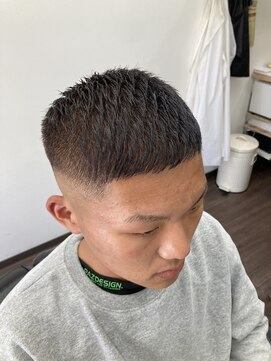 チョップカット フェードスタイル