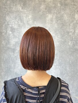 ヘアアンドメイク ムーア(Muuua) 切りっぱなしボブ