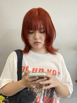 エフカード(F-card) medium wolf ＋ orange red！