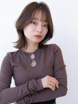 イオ 本厚木(io) レイヤーボブニュアンスカラーくびれ韓国ヘア小顔カット前髪