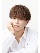 オーシャントーキョー 渋谷(OCEAN TOKYO)&nbsp;アッシュブラウンツーブロック刈り上げ韓流