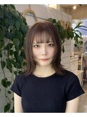 ナチュラルウルフカット