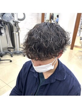 アッシュ 二子玉川店(Ash) 波巻きパーマ刈り上げマッシュ波巻きスパイラル