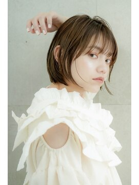 アンラヴェスト(AN LOVEST mashup hs) タッセルボブ/韓国/シャギーボブ/白髪ぼかし