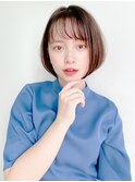 小顔似合わせショートボブ*ナチュラルボブ*前髪ありボブカット