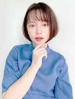 ケーツー エソラ池袋店(K-two)&nbsp;小顔似合わせショートボブ*ナチュラルボブ*前髪ありボブカット