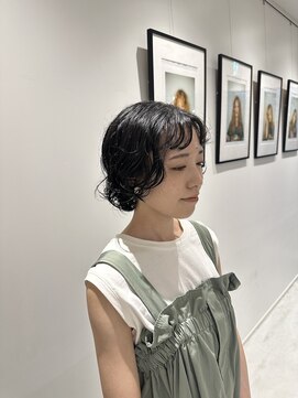 シアン 矢場町店(CYAN.) ショートボブパーマ。