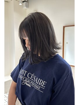 ニール 名古屋 伏見 丸の内(NEELU) 【Neelu_rie】ぱつっとグレージュ