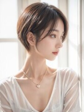 テーラヘアー 成田店(TELA HAIR) ココアブラウン×くびれひし形ショートボブ【TELAHAIR】