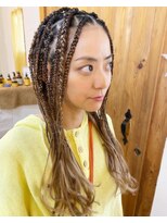 カペリマレーナ(Capelli Malena)&nbsp;ブレイズ　毛先ストレート　ファイバーエクステ