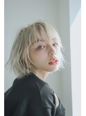 ボブウルフ/顔まわり/ウルフ/ボブ/レイヤー【lana hair 新宿】