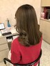 明るく染まる白髪染め3Dヘアカラー＋Aujuaトリートメント+ブロー￥14300