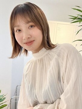 フォト 新宿三丁目(foto) ミニウルフレイヤーカット顔周りカット前髪カット韓国ボブ/新宿