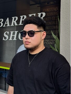 クフィア メンズフェード カンポ 天王寺(CUFFIA MENSFADE CAMPO) 針金アフロ×フェード