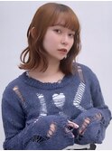 イメチェン外ハネボブ大人可愛い切りっぱなしボブ