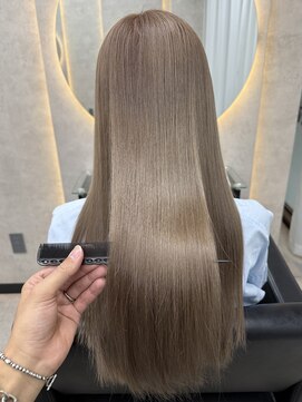 ルノン シェリー(LUNON cheliy) 暗めカラーグランマッシュデザインカラーフェイスフレーミング