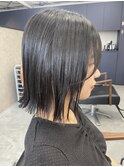 切りっぱなしボブ