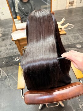 セットアップ 倉敷中庄店(SET-UP) 髪質改善×ストレート11.27黒髪