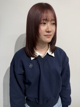 ラヴィズム(LUVISM) 顔周りレイヤー/ダブルカラー/髪質改善/ケアブリーチ万代新潟駅