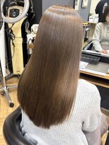 アルター(aL ter)&nbsp;イメチェン/縮毛矯正/前髪/鎌ピンクベージュ/前髪/鎌取/林愛華