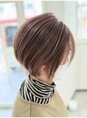 白髪ぼかしハイライト/脱白髪染め