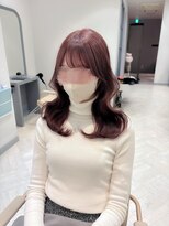 レア 銀座(Le'a)&nbsp;ブリーチなしwカラーで作る淡めピンク♪