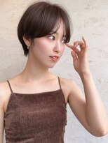 ダム(DaM)&nbsp;ナチュラルボブ前髪ありイメチェン20代30代40代ショートボブ