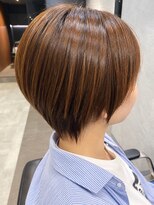 ソラヘアー(SORA hair)&nbsp;丸みショートボブ×ナチュラルブラウン　　20代30代40代