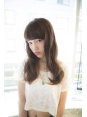 【salon de MiLK 原宿】ワイドバングゆるふわウェーブ