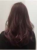 モノトーンピンクアッシュカラーが可愛い♪
