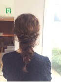 ダウンヘアーアレンジ